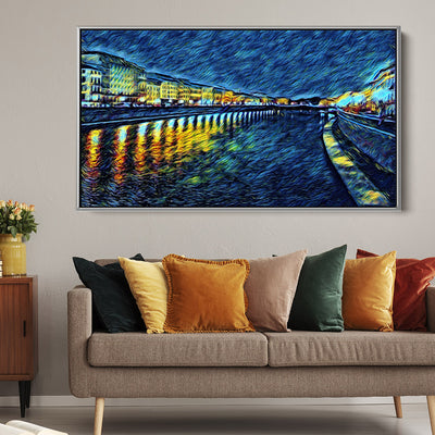 Impressionist River Reflections