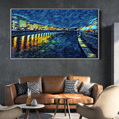 Impressionist River Reflections