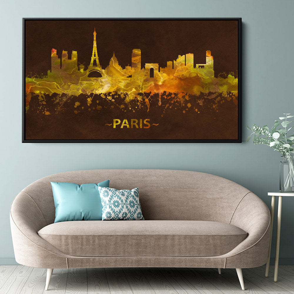 Paris City Skyline