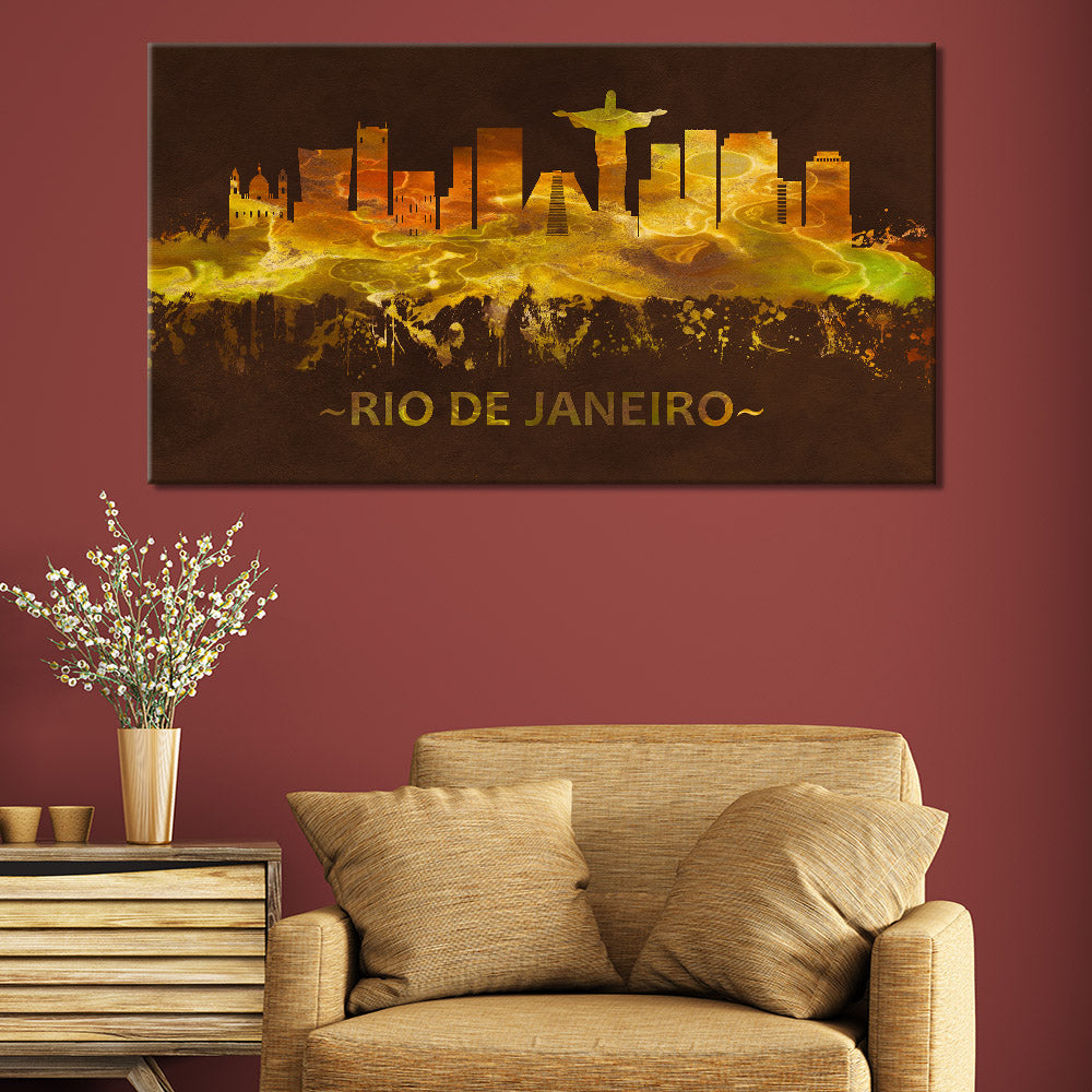 Rio De Janeiro City Skyline