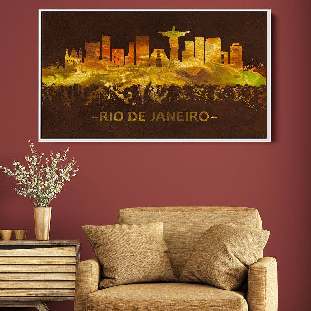 Rio De Janeiro City Skyline