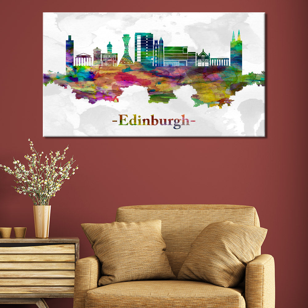 Edinburgh City Skyline