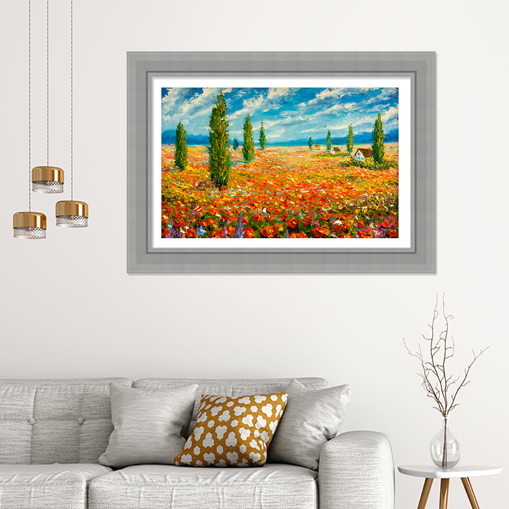Monets Field Of Poppies