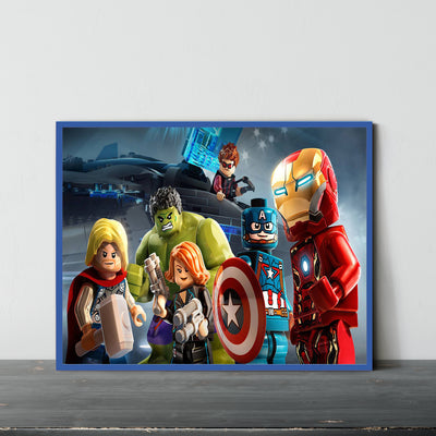 Lego Avengers Poster