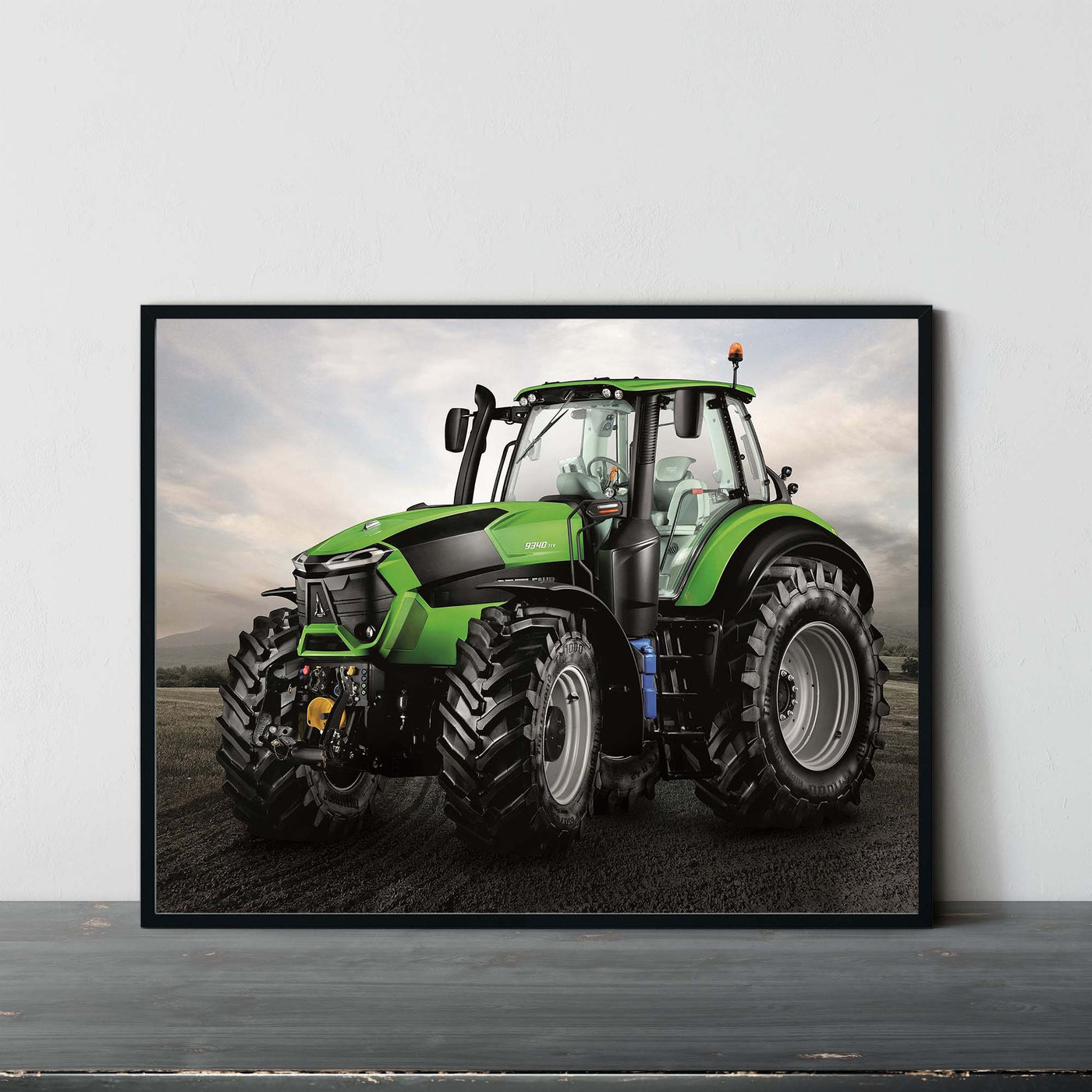 Green John Deere Tractor