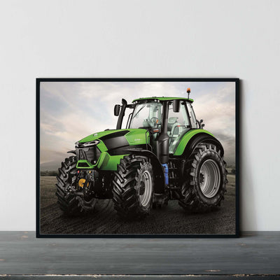 Green John Deere Tractor