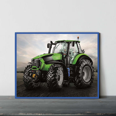 Green John Deere Tractor