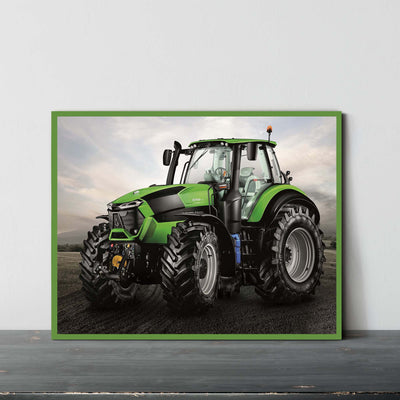 Green John Deere Tractor