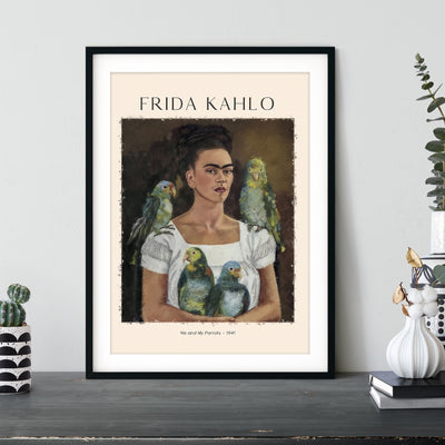 Frida Kahlo - Me And My Parrots - 1941