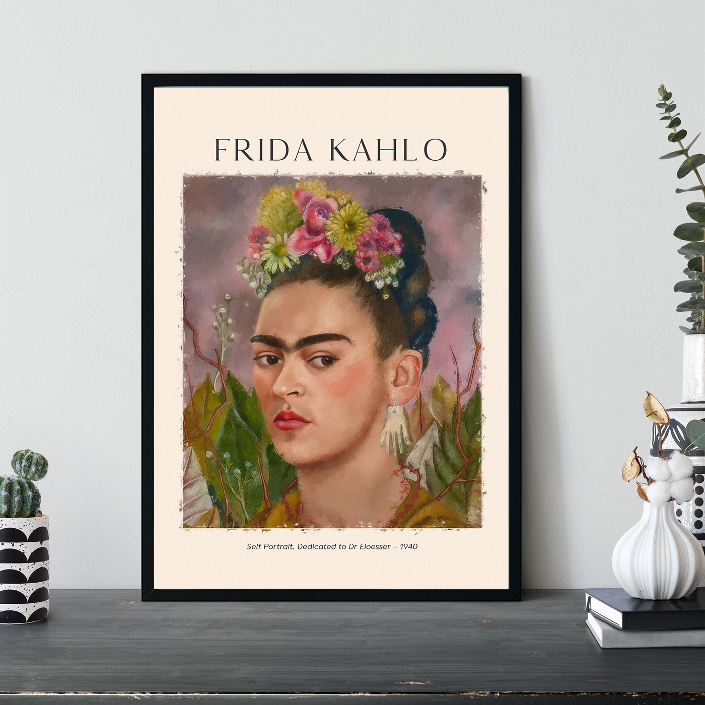 Frida Kahlo - Self Portrait Dedicated to Dr Eloesser - 1940