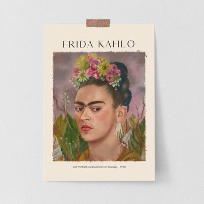 Frida Kahlo - Self Portrait Dedicated to Dr Eloesser - 1940