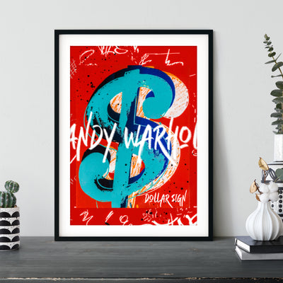 Andy Warhol Dollar Sign