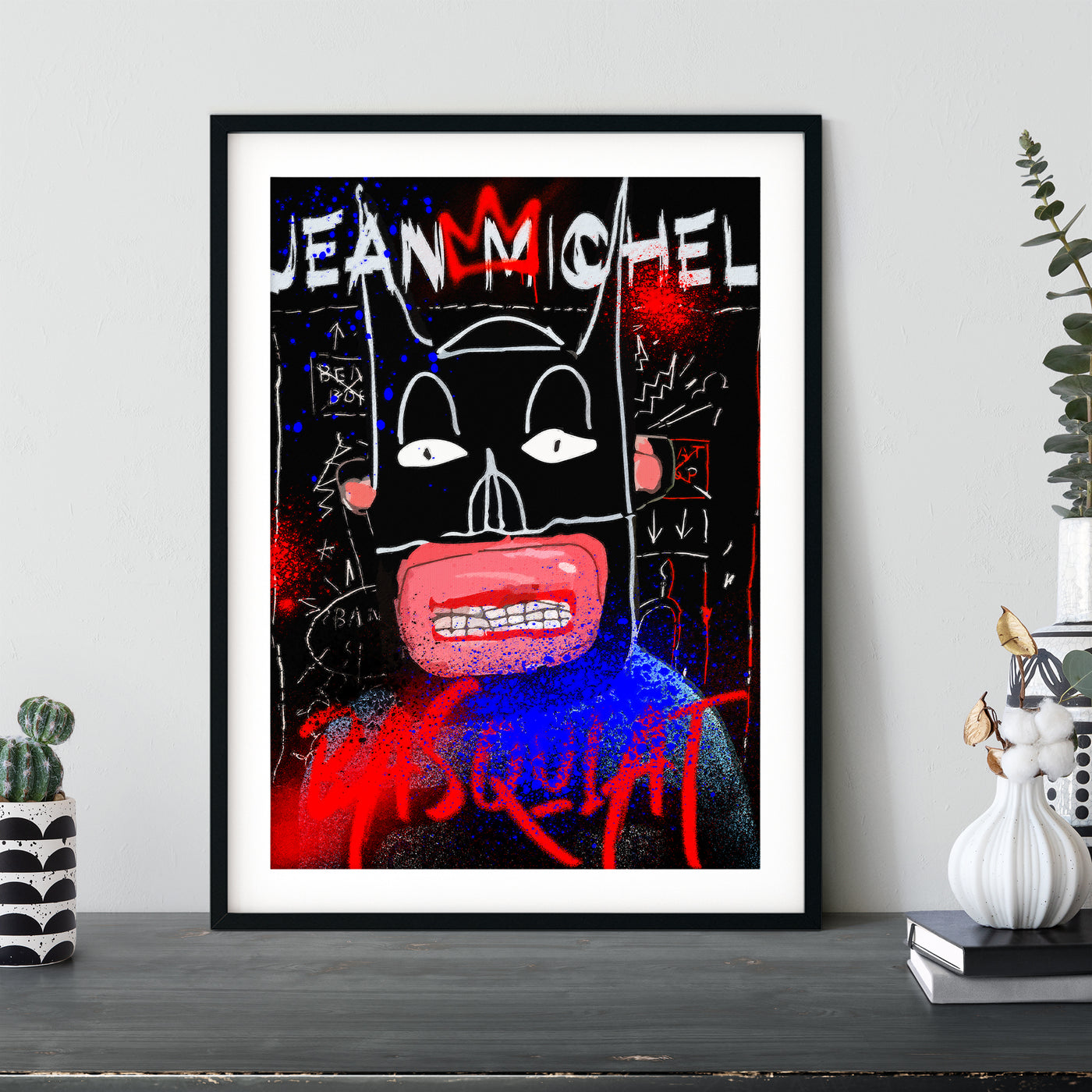Jean Michel Basquiat Pop Art #3 The Masked Crusader