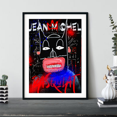 Jean Michel Basquiat Pop Art #3 The Masked Crusader
