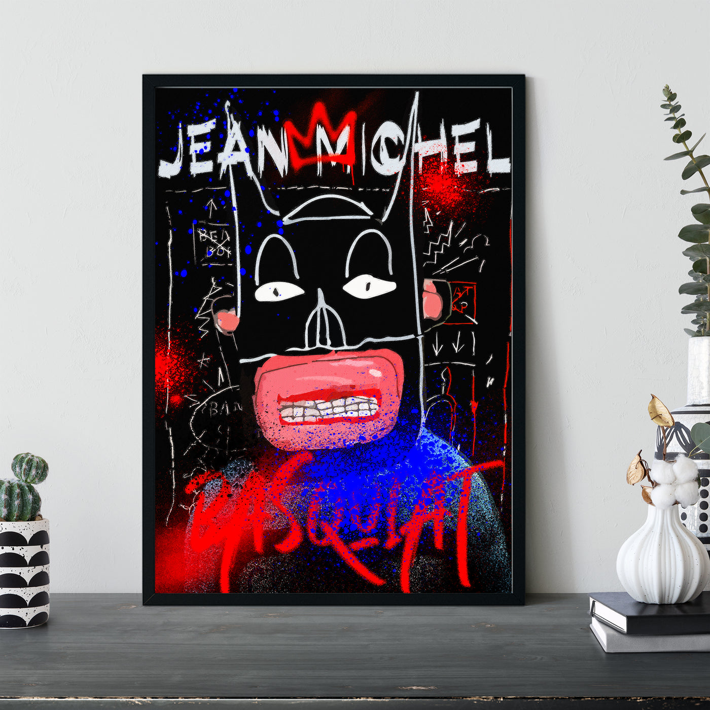 Jean Michel Basquiat Pop Art #3 The Masked Crusader