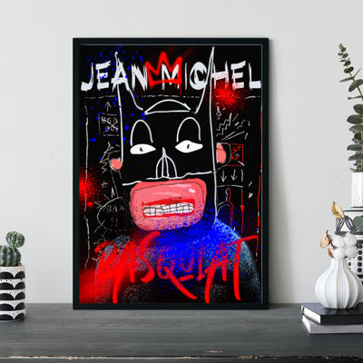 Jean Michel Basquiat Pop Art #3 The Masked Crusader