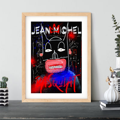 Jean Michel Basquiat Pop Art #3 The Masked Crusader