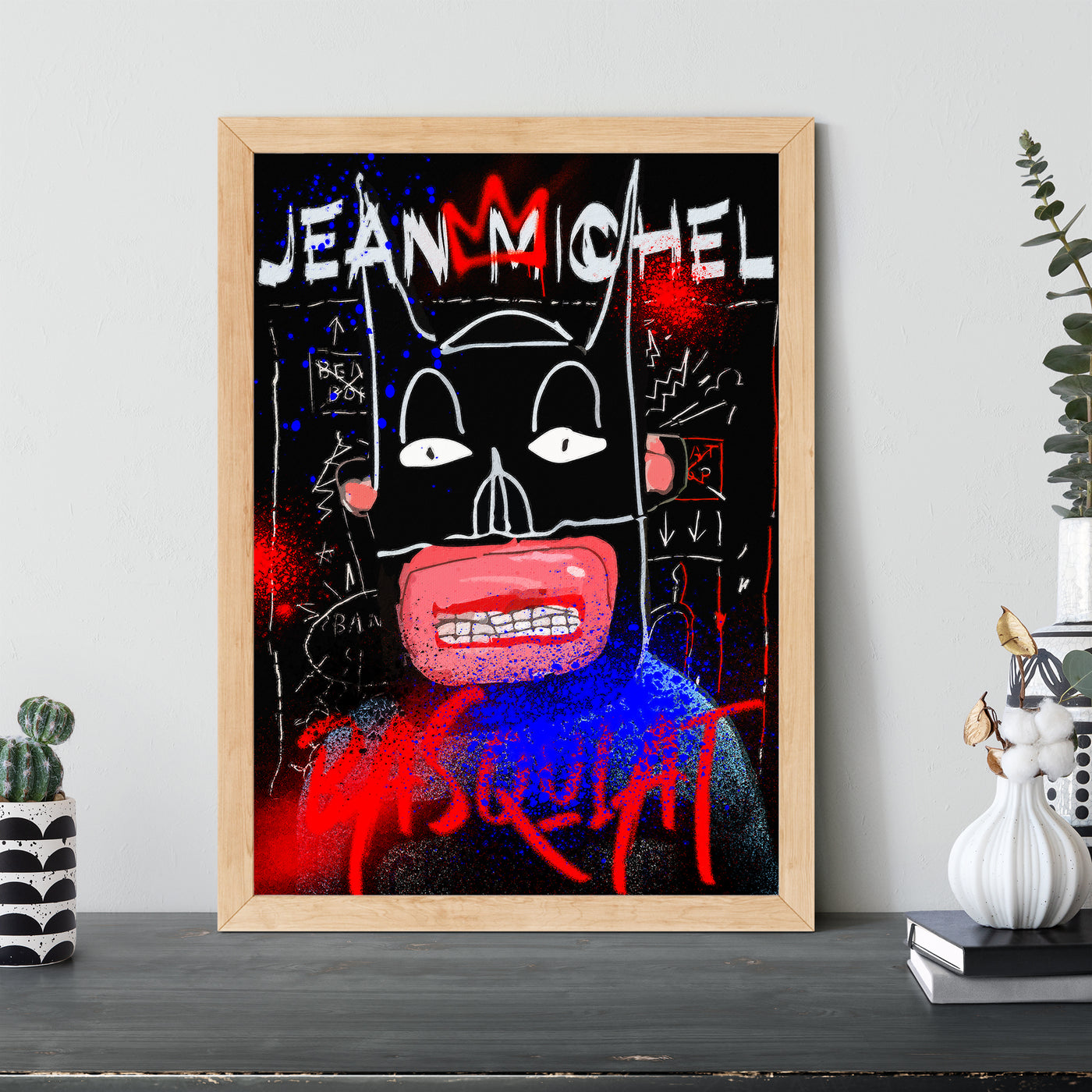 Jean Michel Basquiat Pop Art #3 The Masked Crusader