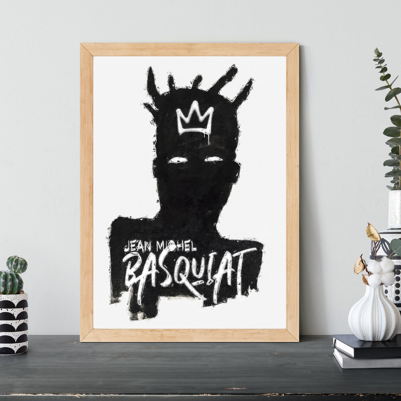 Jean Michel Basquiat Pop Art #7 Portrait