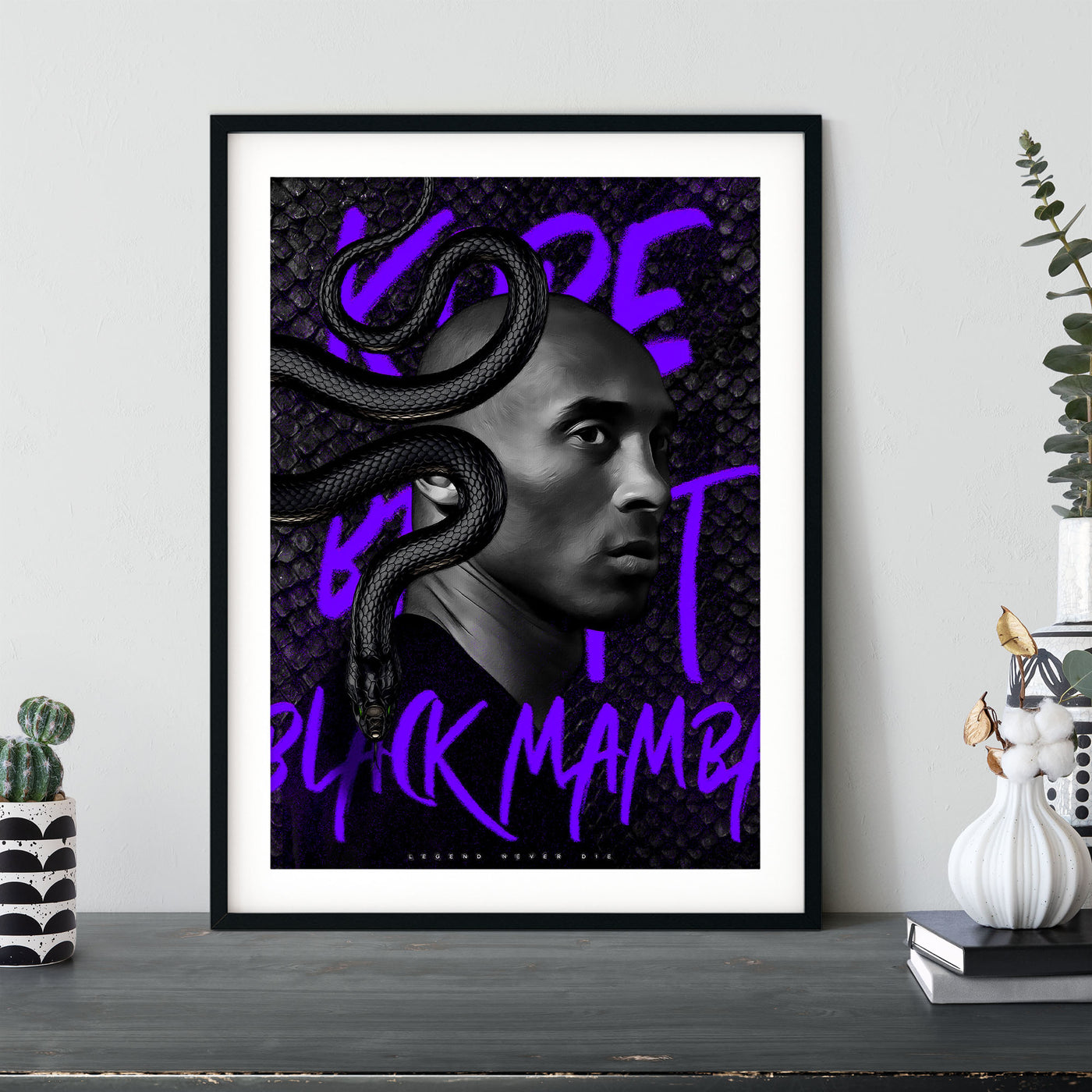 Kobe Bryant - Black Mamba Pop Art