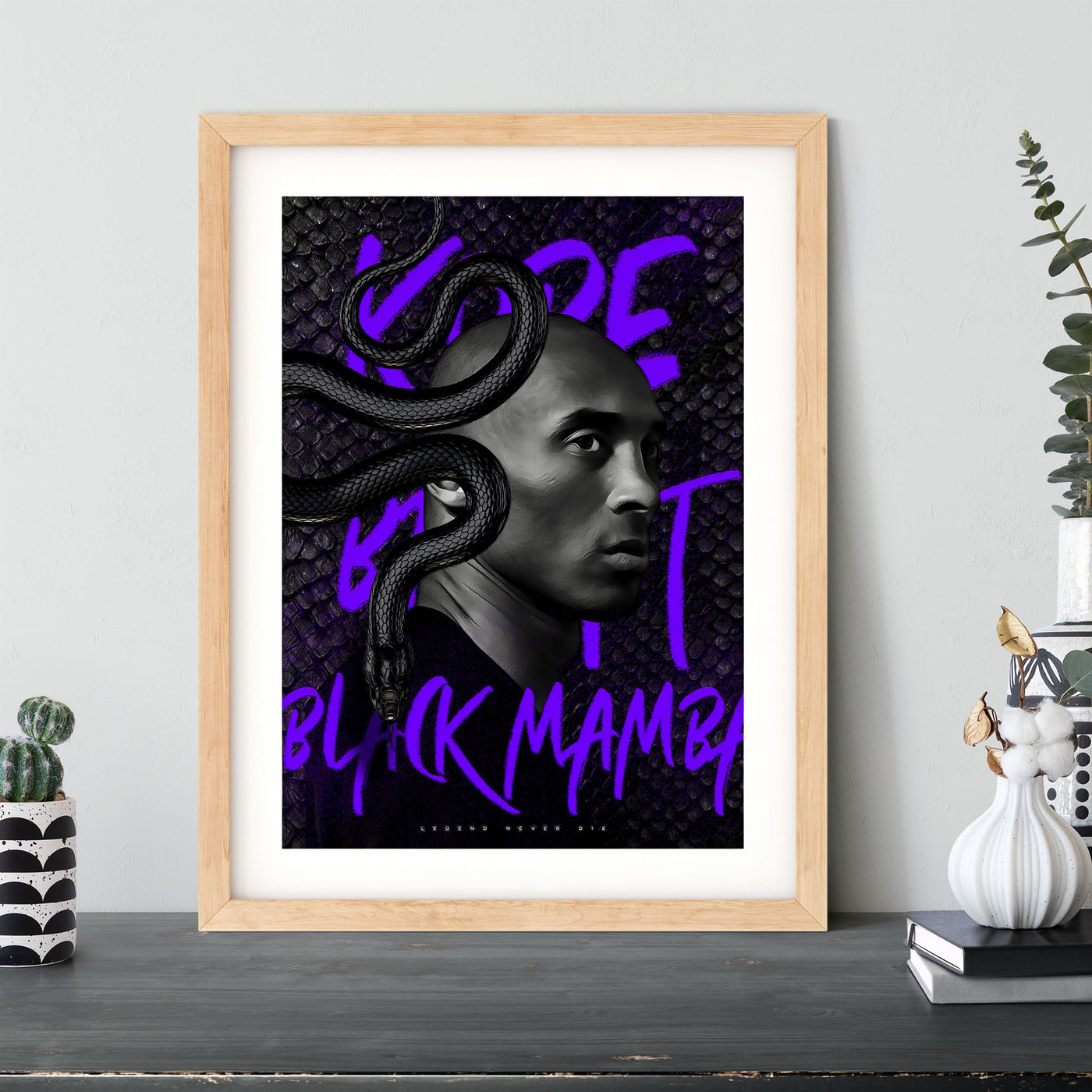 Kobe Bryant - Black Mamba Pop Art