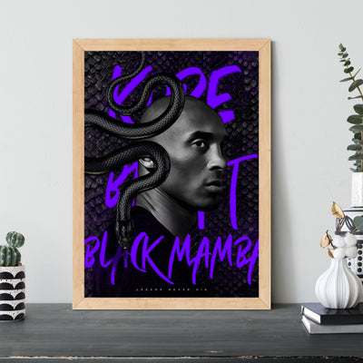 Kobe Bryant - Black Mamba Pop Art