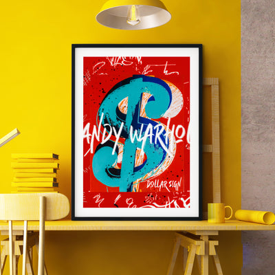 Andy Warhol Dollar Sign