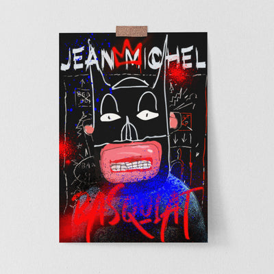 Jean Michel Basquiat Pop Art #3 The Masked Crusader
