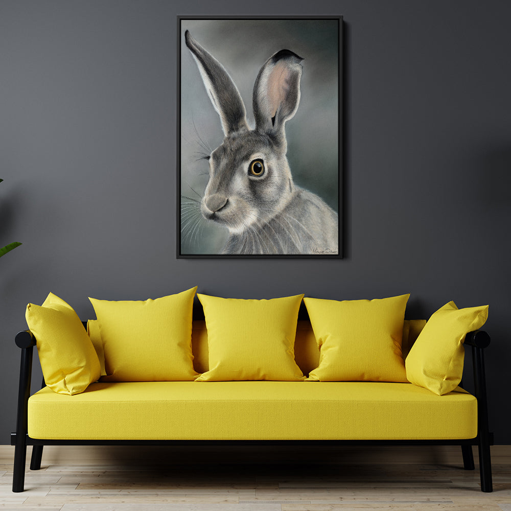 The Green Hare Canvas