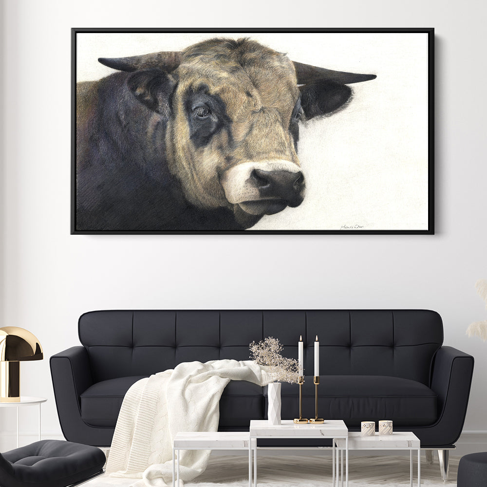 Guinness The Bull Canvas