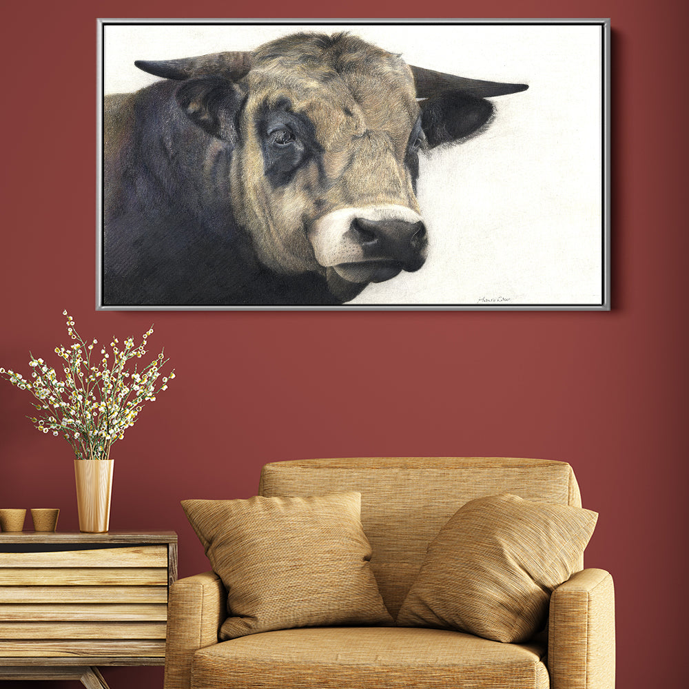 Guinness The Bull Canvas