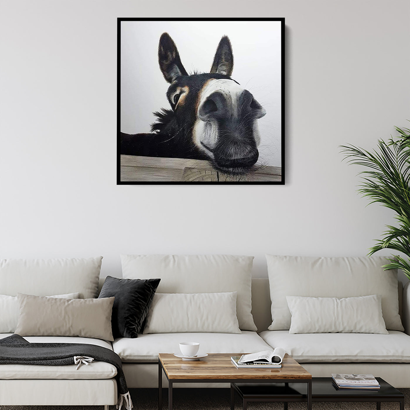 Hee Haw The Donkey Canvas