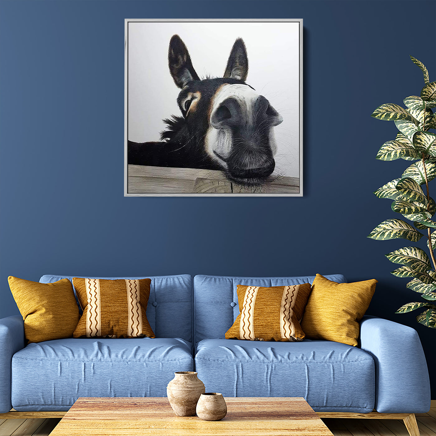 Hee Haw The Donkey Canvas