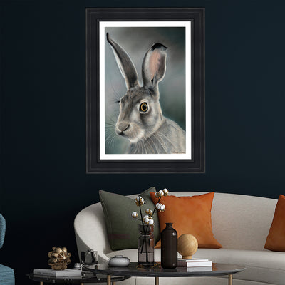 The Green Hare Framed