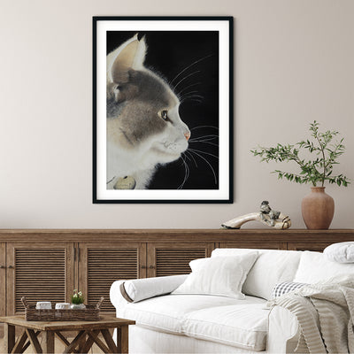 Lumi The Cat Framed