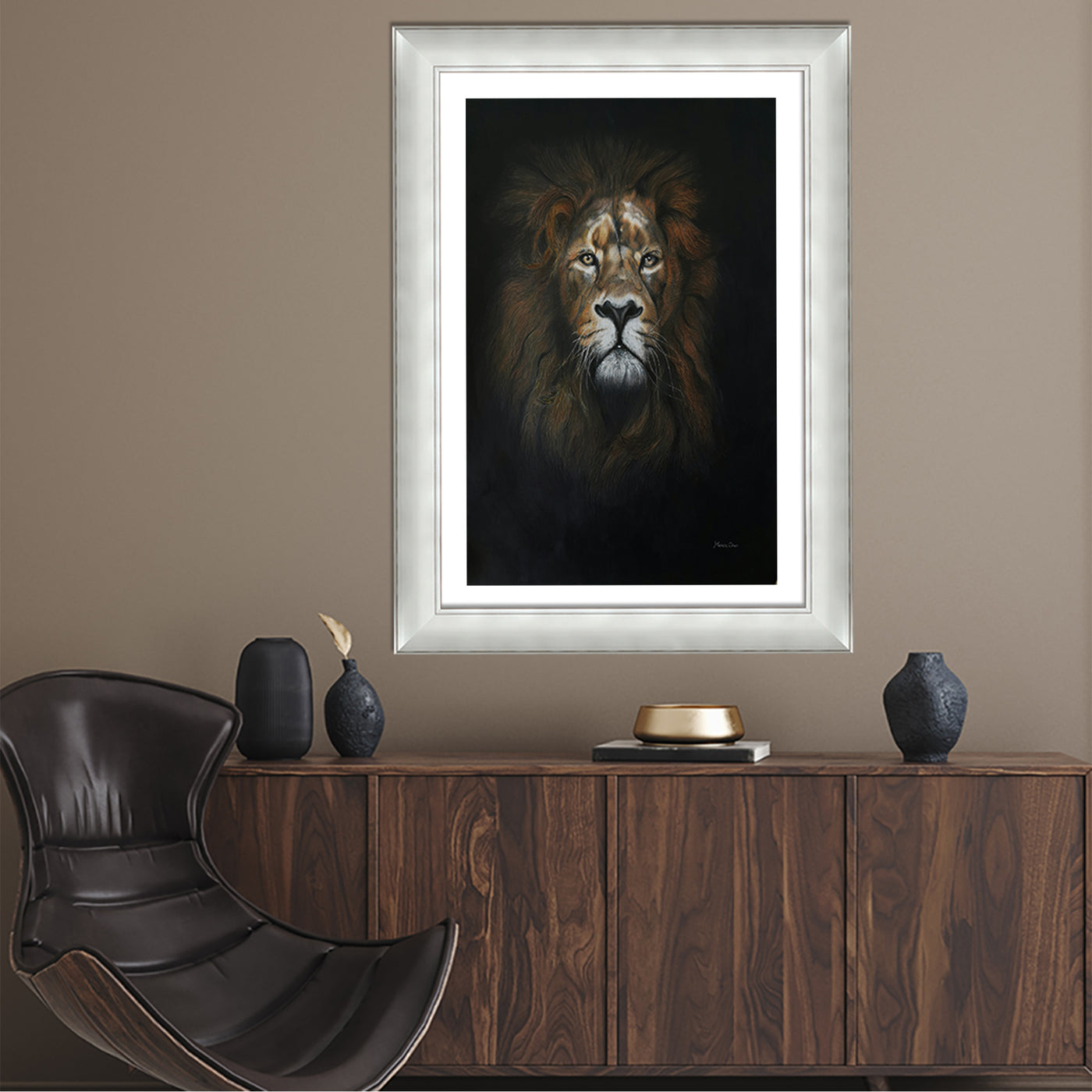 Mufasa The Lion Framed