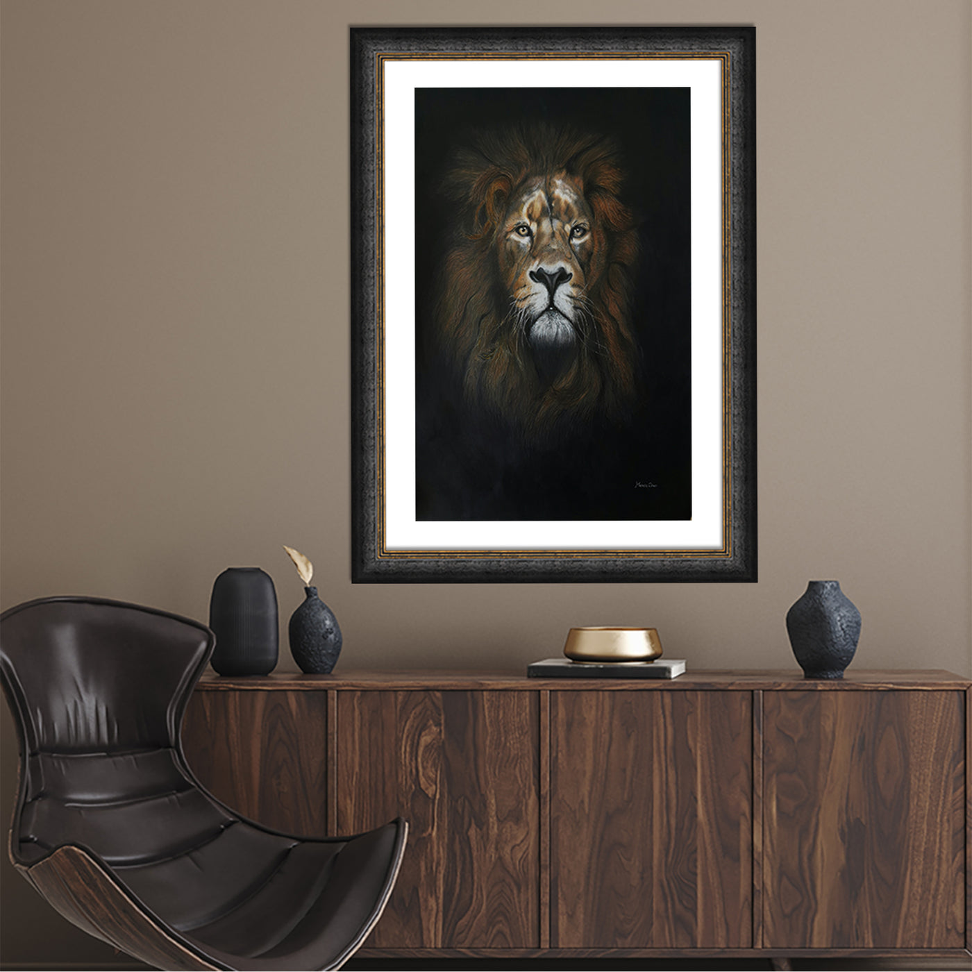 Mufasa The Lion Framed