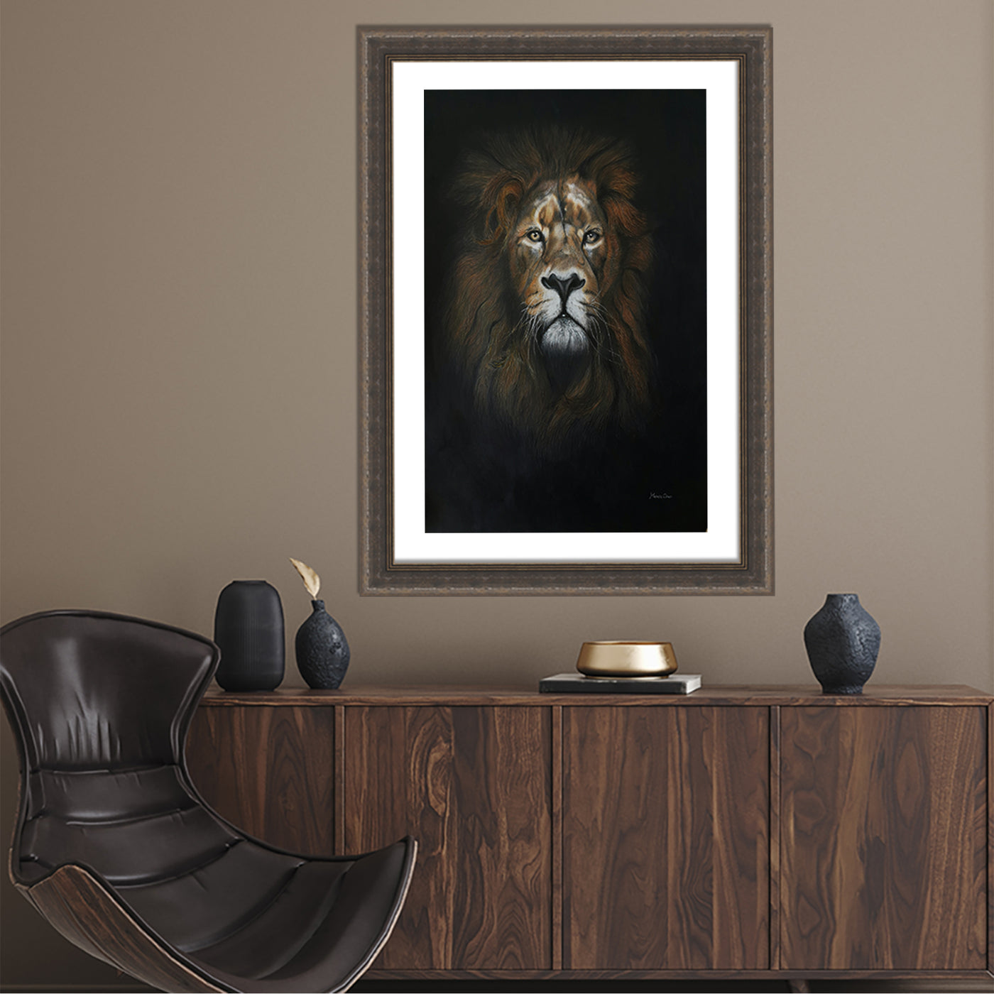 Mufasa The Lion Framed