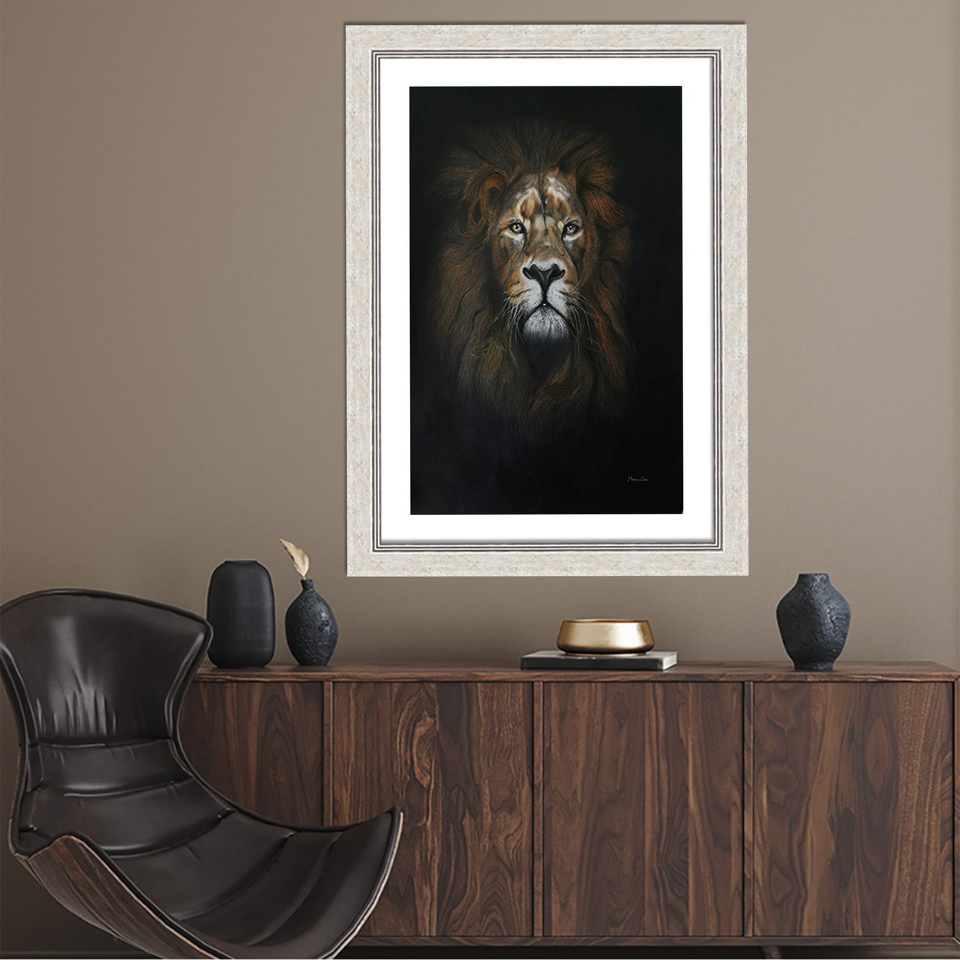 Mufasa The Lion Framed