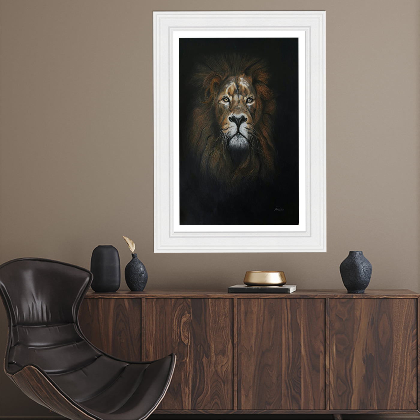 Mufasa The Lion Framed