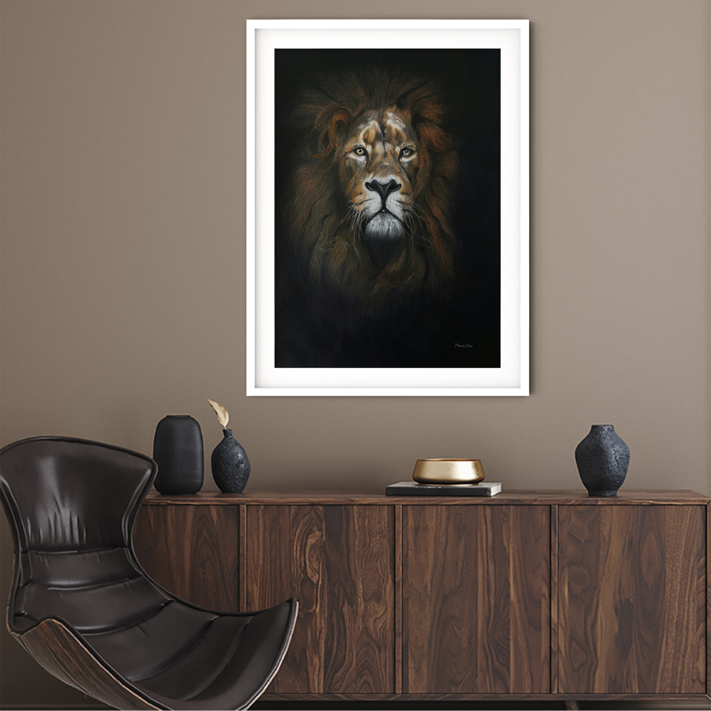 Mufasa The Lion Framed