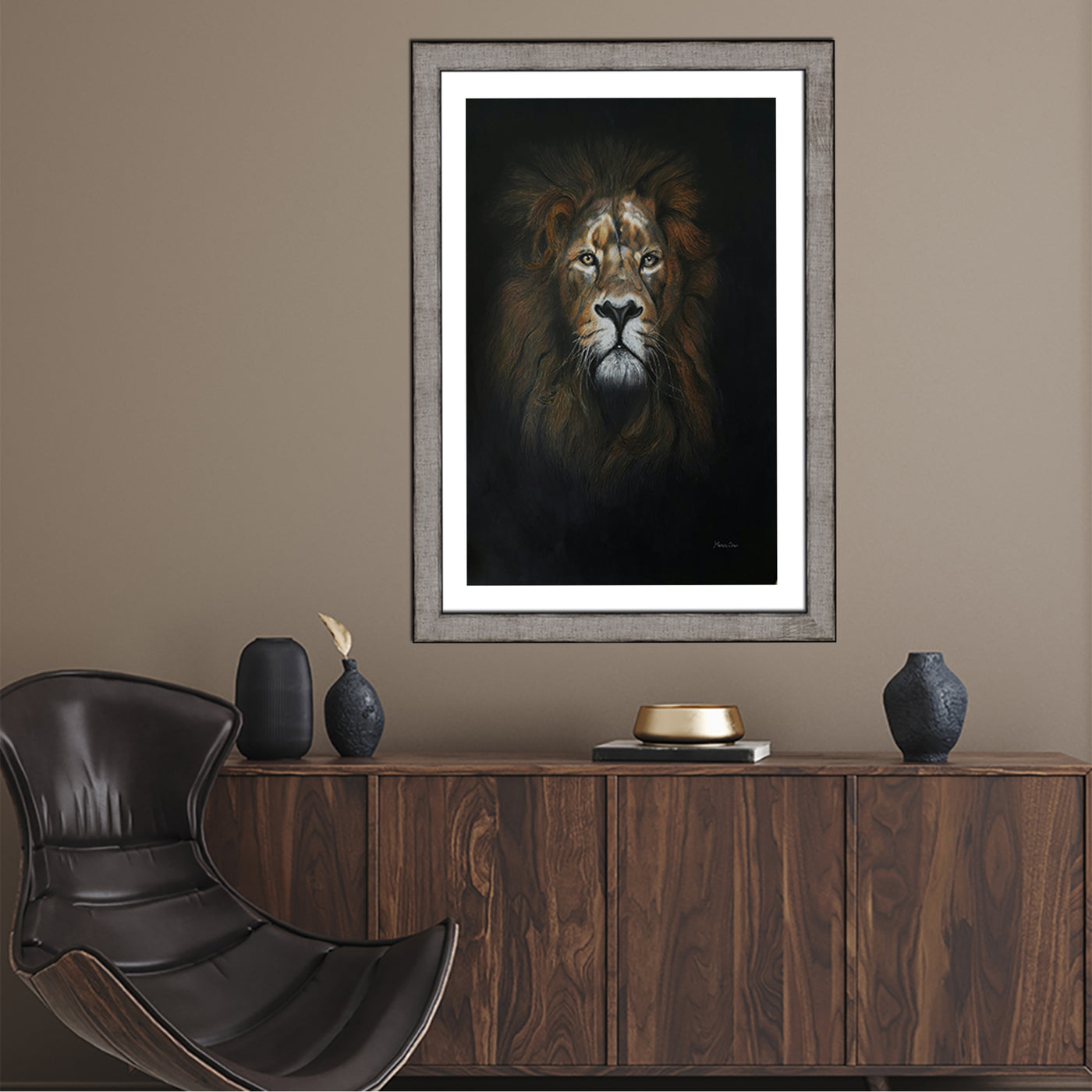 Mufasa The Lion Framed