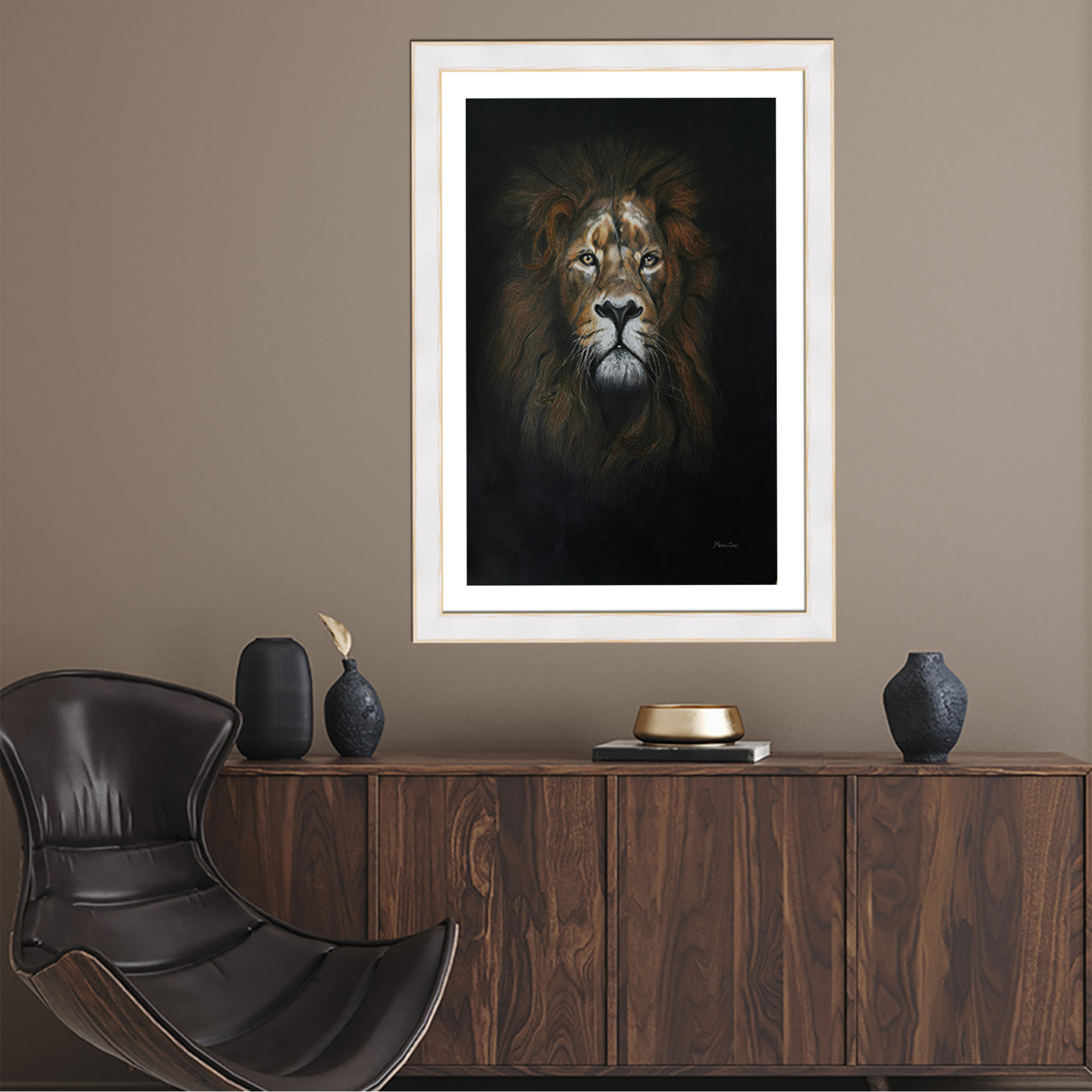 Mufasa The Lion Framed