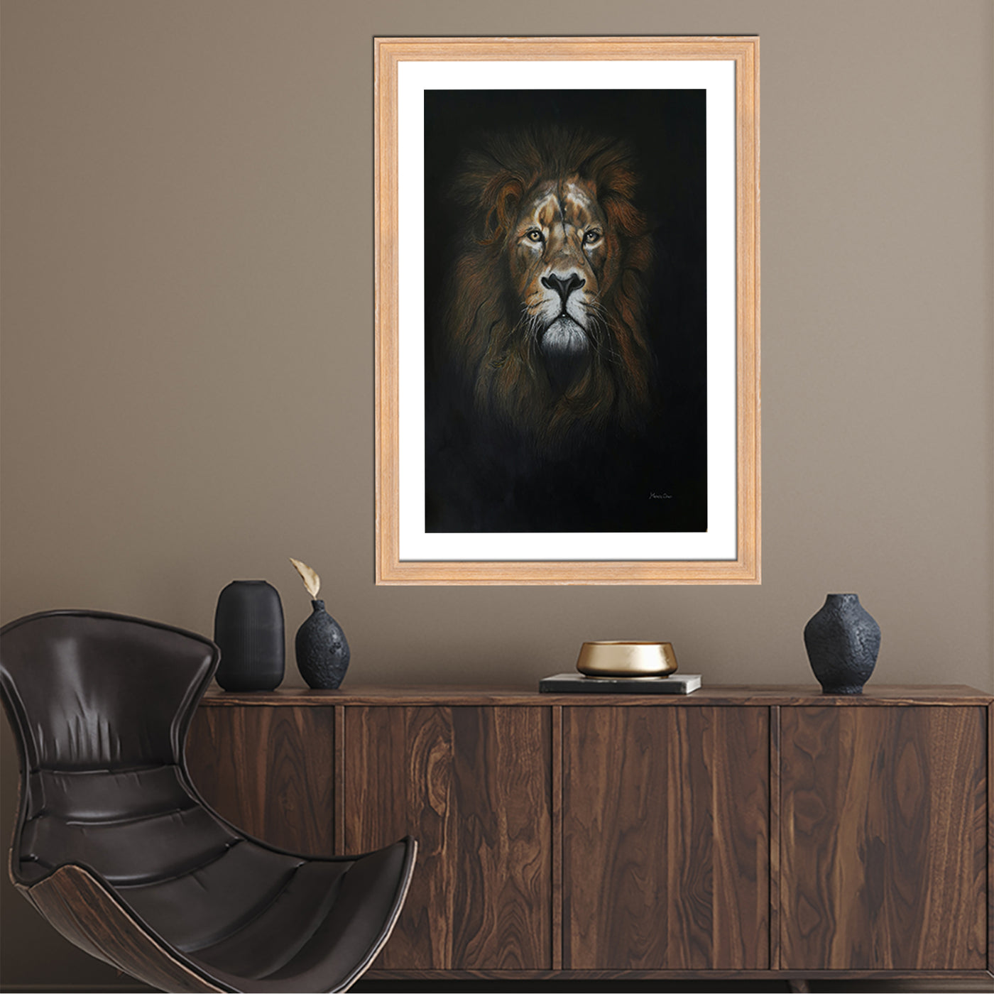 Mufasa The Lion Framed