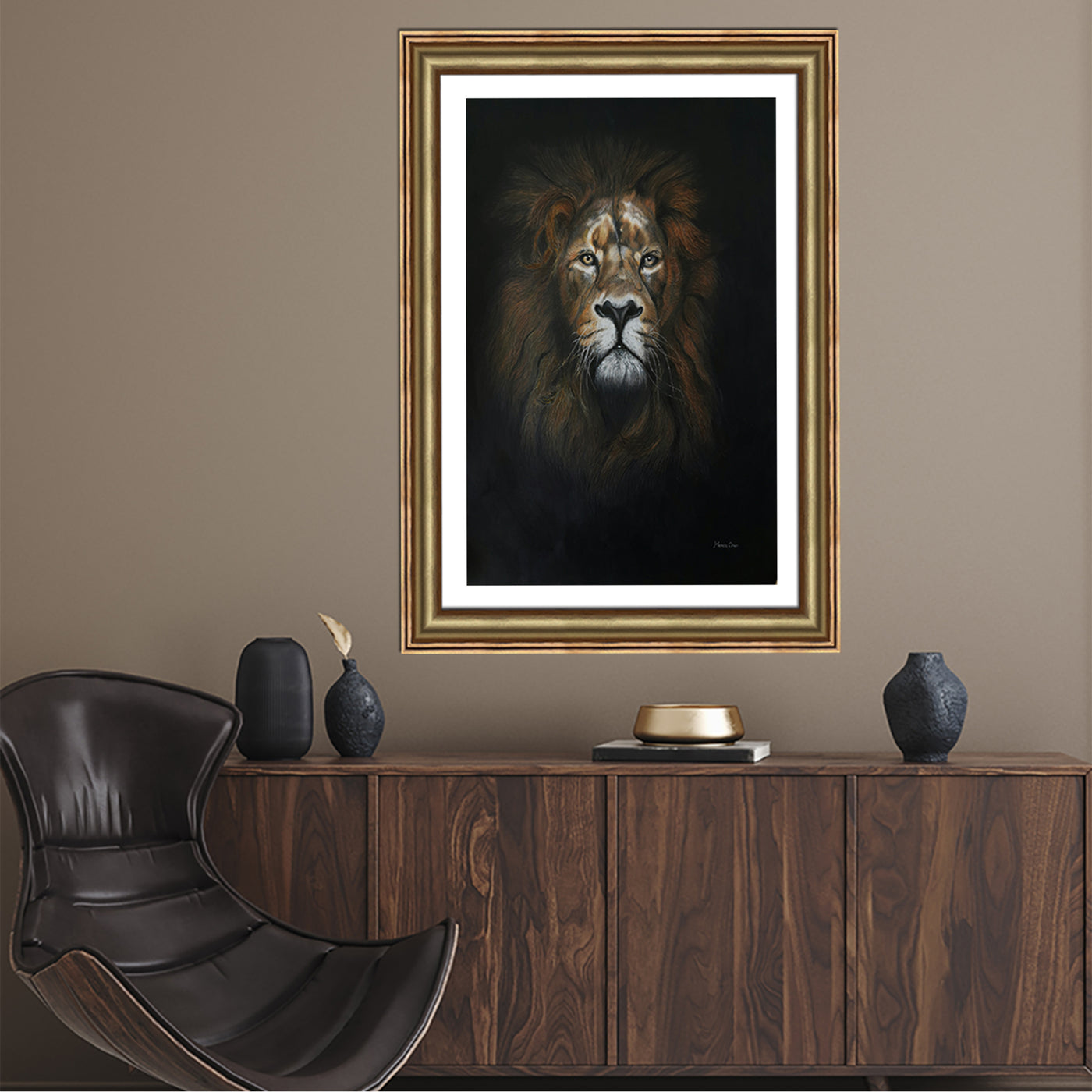 Mufasa The Lion Framed