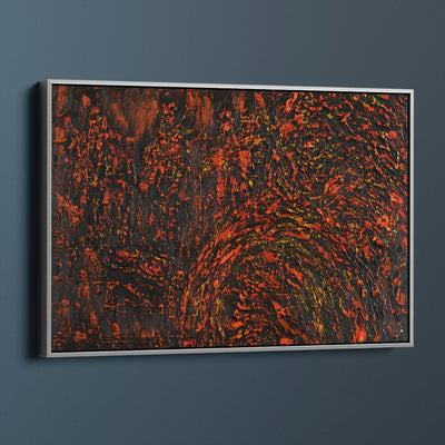 Red and Black Abstract