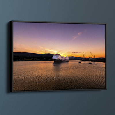 Seatruck Ferry At Warrenpoint Port