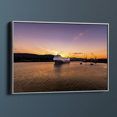 Seatruck Ferry At Warrenpoint Port